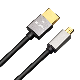  3Meters 3D 4K Gold Plug Support 18G 1M Cavo Kabel Cabo Kable Fiber High Speed Micro Hdmi To Hdmi Cable