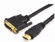  HDMI 19pin Plug-DVI Plug, High Speed DVI to HDMI Cable