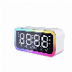 Bluetooth Wireless Digital FM Radio Rechargeable Dual Alarm Clock