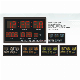 Radio Signal Atomic Time Set LED Digital Temperature Display Wall Calendar Clock