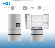  Gonidea Home Appliance Kitchen Upright Compressor French Door Fridge Freezer Refrigerators with Water Dispenser
