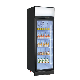 Single Door 500L Upright Glass Display Refrigerators and Freezers for Small Market