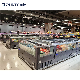  OEM Manufacturer Supermarket Combined Island Refrigeration Equipment Meat Food Fridge Display Freezer/Deep Chest Freezer Refrigerator
