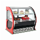  Cool Design Commercial Movable Arc Thermostatic Cabinet Cake Food Display Cabinet