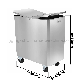 Rectangular Stainless Steel Trash Bin Stainless Steel Rubbish Bin