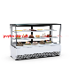 Able Well Best Price Flat Glass Cake Display Cabinet Showcase Bread Cake Showcase Cooler