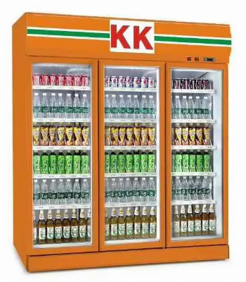 Professional Manufacturer Supermarket Merchandise Glass Door Display Fridge with CB