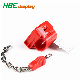 Plastic Customized Zinc Alloy Shopping Trolley Coin Lock