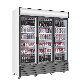  Commercial Drink Display Cabinet Multifunctional 3 Glass Door Cold Drink Beverage Cooler Refrigerator