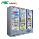 3 Glass Door Commercial Refrigeration Equipment Fridge Cooler for Supermarket