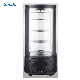 Round Glass Showcase Commercial Cooling Cakes Display Cooler 72L