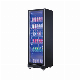 Commercial Upright Frosted Free Single Glass Door Mini Can Beer Display Fridge Fridge