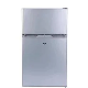  Silver 108L Double Door 12V/24V DC Home Refrigerators Solar Fridges