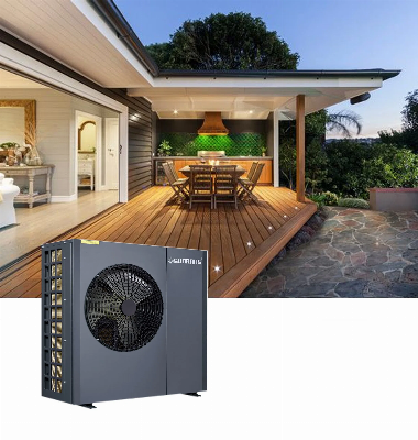 Domestic DC Inverter Monoblock Air Source Heat Pump for Home Heating Cooling