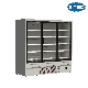  Small Commercial Refrigerator with Night Curtain for Supermarket or Convenience Store