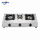 Three Burner Cast Iron Burner China Gas Cooker Industrial Commercial Gas Stove