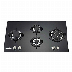 China Factory Made Kitchen Appliance Four Burners Tempered Glass Gas Hob