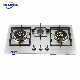 China Stainless Steel Panel Gas Cooker 3 Burners Stoves Gas Hobs Household Built in Gas Cooktop