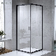 Morden Design Black Framed Corner Sliding Door Shower Rooms