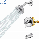 Aquacubic Cupc CE Certified Mixer Water Pressure Balance Chrome Bathroom Wallmount Shower Set