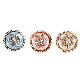 Hot Sale Garment Round Alloy Gold Metal Sewing Pearl Button Shank Buttons for Coat