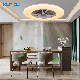  Remote Control Smart Ceiling Light with Fan for Living Room