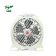 Modern Grey Color 12" Cooling Electric Box Fan for Home Office Use