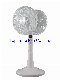  2X40watts Double Heads 360 Degree Oscillating Floor Fan