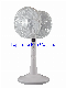 2X40watts Double Heads 360 Degree Oscillating Floor Fan