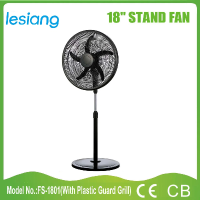 Hot-Sale Good Design 18" Stand Fan with CB Ce Approved Plastic Guard Grill (FS-1801)