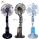  Indoor Air Cooling Fan Cooler Water Electric Spray Household Use Oscillating Mist Fans Stand Fan with Mist Water Spray