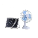 12V DC Solar Fan Solar Powered AC DC Rechargeable Fan Price Cheap Stand Solar Fan with Panel and LED Light Solar ceiling Fan Gy-Sf-B