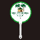 Promotional Promotion Giveaway Gift Plastic Printed and Branded Hand Held PVC Fan