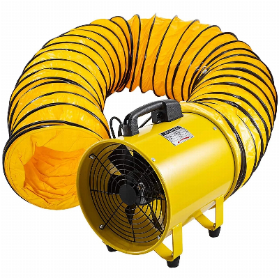 Portable Ventilator Axial Fan with Duct Ventilation Fan 8" 10" 12" 14" 16" 18" 20"