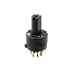 Small Rating Rotary Switch with Gold Plating Terminal for Coffee Machine or Fan