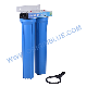  Industrial 2 Stages 20 Inch Slim Blue Housing Water Filter