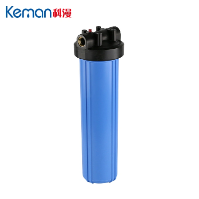 20" Blue Jumbo Filter Housing Water Filtration System for Home Use with Cartridge