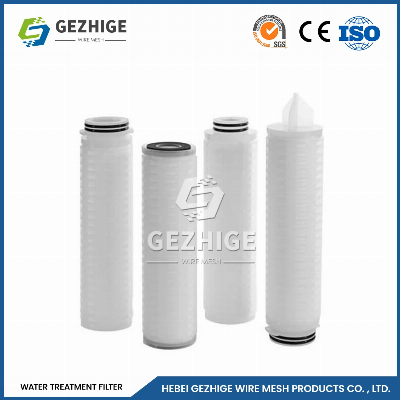 Gezhige Water Flter Cartridge Yarn Manufacturers 20" Length House Water Filter Cartridges China Water Treatment PVDF UF Membrane Water Filter