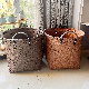 Imitation Rattan Woven Picnic Water and Fruit Basket Kitchen Storage Frame