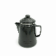  Black Enamel Kettle 1.5L Enamel Frech Coffee Hand Punch Pot