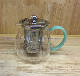 Stovetop Safe Teapot Glass Tea Pot with Infuser Coffee Pot - 400 Ml