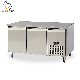 2 3 4 Doors Refrigerated Workbench for Gn1/1 Worktable Chiller Freezer Stainless Steel Kitchen Equipment Air Cooler