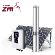 Zri 4 Inch Solar Powered Water Pump, Impeller Submersible Solar Water Pump, Solar Pump for Deep Well with MPPT Controller