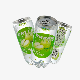 350ml Can Sparkling Carbonated Water with Green Apple Flavor - Customize Label