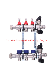  Stainless Steel 304 Manifolds with 16 Type Flow Meters. Brass Auto Air Vent, Drain Valve and Outputs of The Eurocone Standard