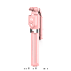 103cm Selfie Stick Tripod Portable Phone Stand with Bluetooth Wireless Remote Control - Pink