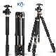 Aluminum-Magnesium Alloy Max Height 69.68 Inch with 360 Degree Adjust Ball Head Suit for Camera Horizontal Tripod