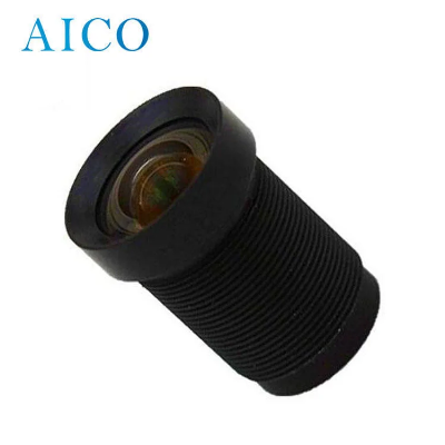 F3.0 Low Zero Distortion Focal Length 4.35mm 4.3mm 12MP M12 S Mount Straight Rectilinear CCTV Board Lens for 1/2.3" Sensor Size