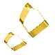 Custom Stamped Gold Plating SMD Beryllium Contact Finger for EMI SMD Contacts, Shielding Strips