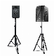  Stock Available Reinforcement Stable Speaker Stand Adjustable Foldable Telescopic Tripod Studio Monitor Speaker Stand